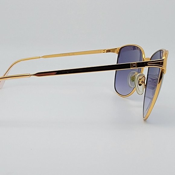 Laura Biagiotti T601/S P05 Gold Black Frame Blue Gradient Lens Sunglasses Italy main image 8